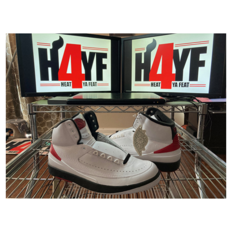 Air Jordan 2 OG “Chicago” — White/Varsity Red-Black (DX2454-106)