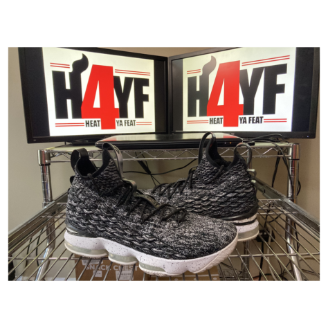 Nike LeBron 15 “Ashes” — Black/White-White (897648-002)