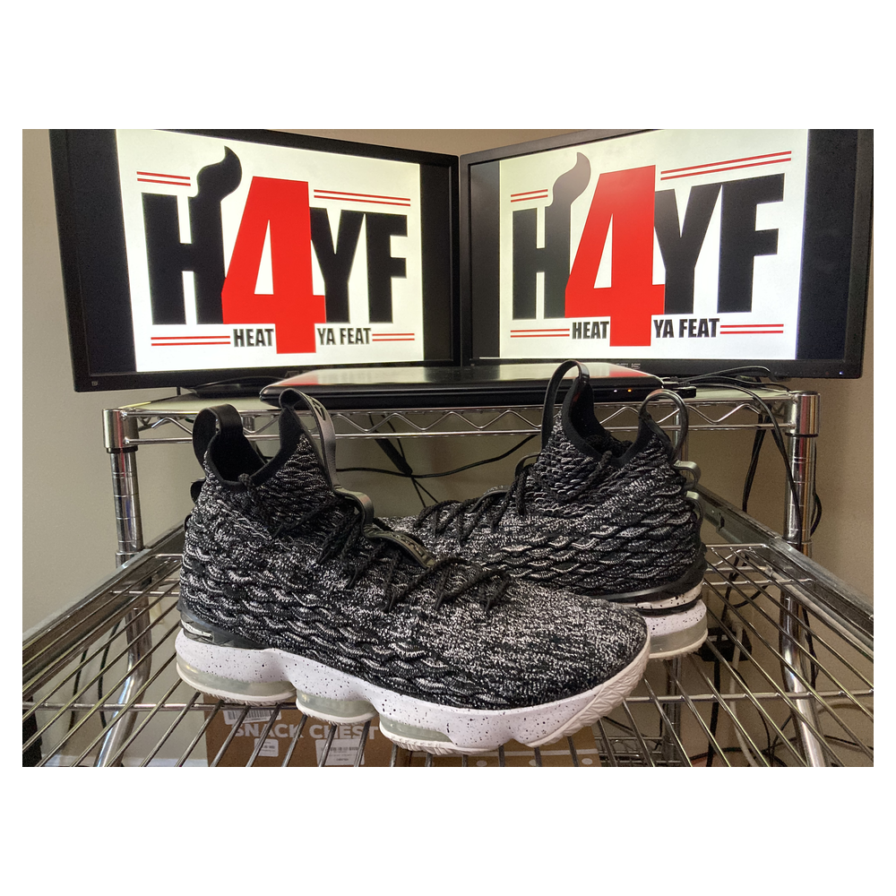 Nike LeBron 15 “Ashes” — Black/White-White (897648-002)