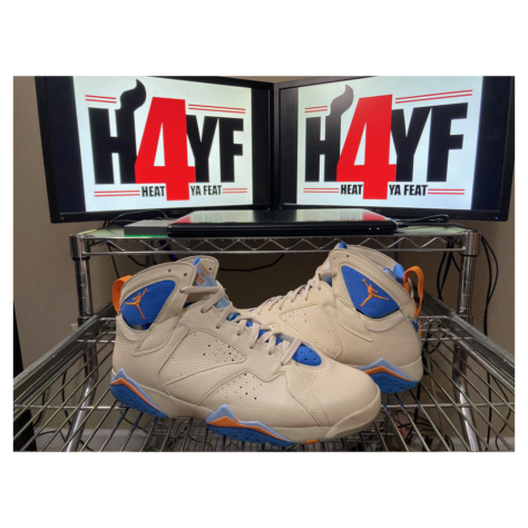 Air Jordan 7 — Pearl White/Bright Ceramic-Pacific Blue (304775-281)