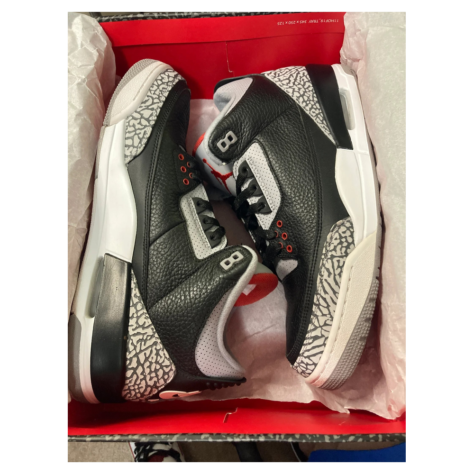 Air Jordan 3 OG “Black Cement” — Black/Cement Grey/White-Fire Red (854262-001)