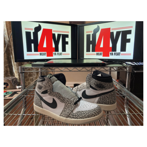 Air Jordan 1 High OG “White Cement” — Tech Grey/Muslin-Black-White (DZ5485-052)