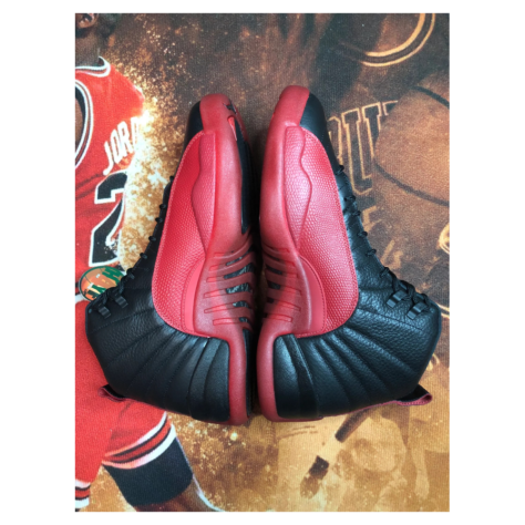 Air Jordan 12 "Flu Game" — Black/Varsity Red (130690-002)