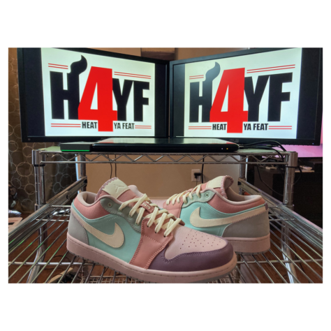 Air Jordan 1 Low "Easter Pastel" — Teal/Pink/Purple-Yellow (DJ5196-615)