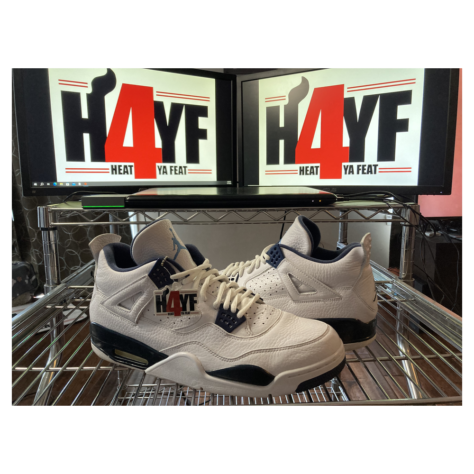 Air Jordan 4 “Columbia” — White/Legend Blue-Midnight Navy (314254-107)