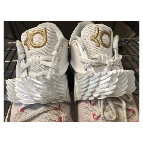 Nike KD 7 PRM “Aunt Pearl” — White/Metallic Gold-Pink Pow-Pure Platinum (706858-176)
