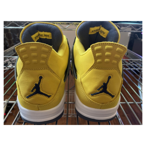 Air Jordan 4 “Lightning” — Tour Yellow/White-Dark Blue Grey (CT8527-700)