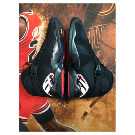 Air Jordan 8 “Playoffs” — Black/True Red-White (305381-062)