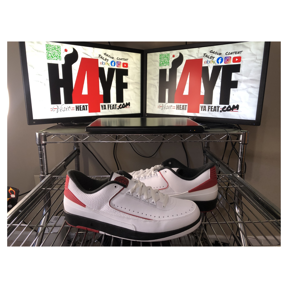 Air Jordan 2 Low OG “Chicago” — White/Varsity Red-Black (832819-101)
