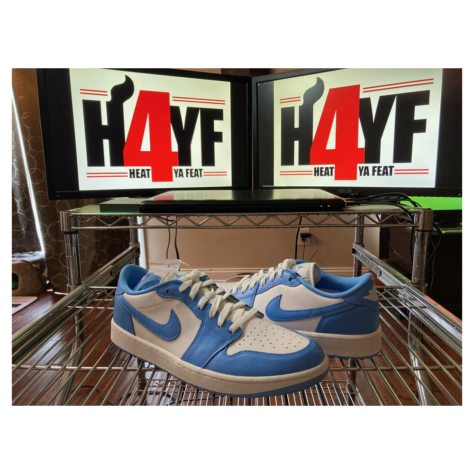 Air Jordan 1 Low Golf “UNC” — White/University Blue (DD9315-100)