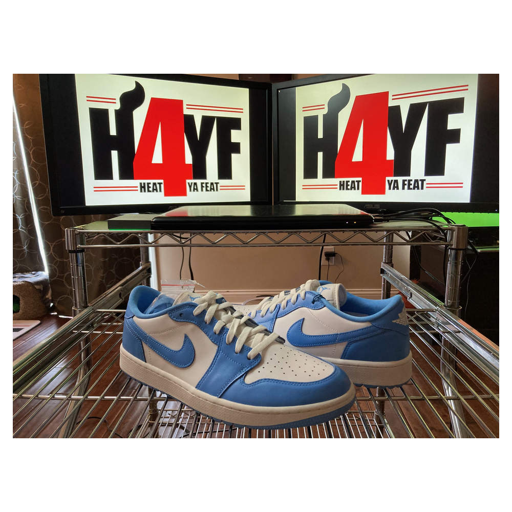 Air Jordan 1 Low Golf “UNC” — White/University Blue (DD9315-100)