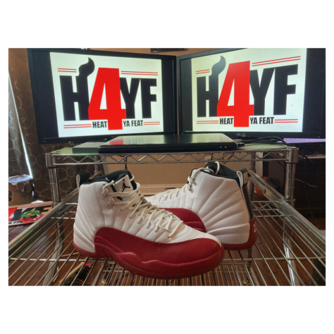 Air Jordan 12 “Cherry” — White/Black-Varsity Red (CT8013-116)