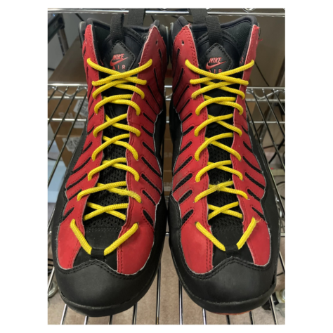 Nike Air Bakin' 2014 — Black/Metallic Silver-Varsity Red-Orange Blaze (316383-001)