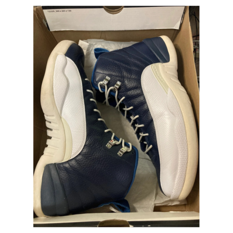 Air Jordan Retro 12 "Obsidian" — Obsidian/White-French Blue-University Blue (130690-410)