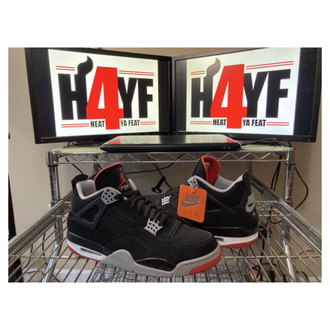 Air Jordan 4 “Bred” — Black/Cement Grey-Summit White-Fire Red (308497-060)
