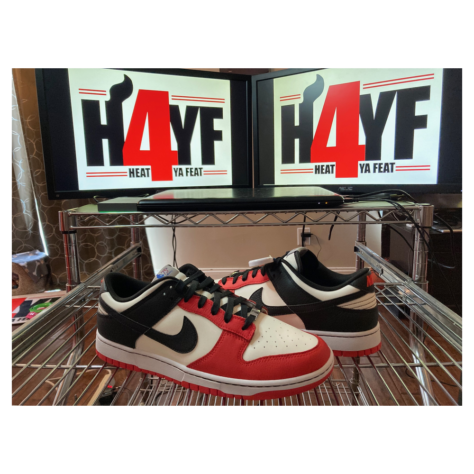 NBA x Nike Dunk Low Retro “Chicago” — Sail/Black-Chile Red-Black (DD3363-100)