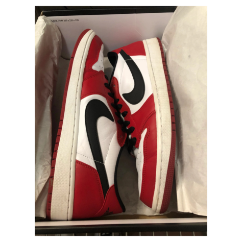 Air Jordan 1 Low OG “Chicago” — Varsity Red/Black-White (705329-600)