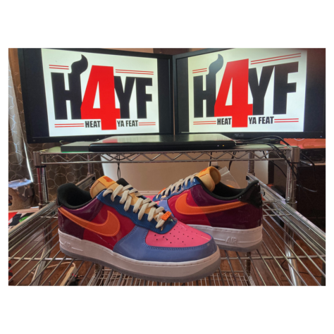 Nike AF1 x UNDFTD "Polar Blue" — Polar/Total Orange-Multi-Color (DV5255-400)