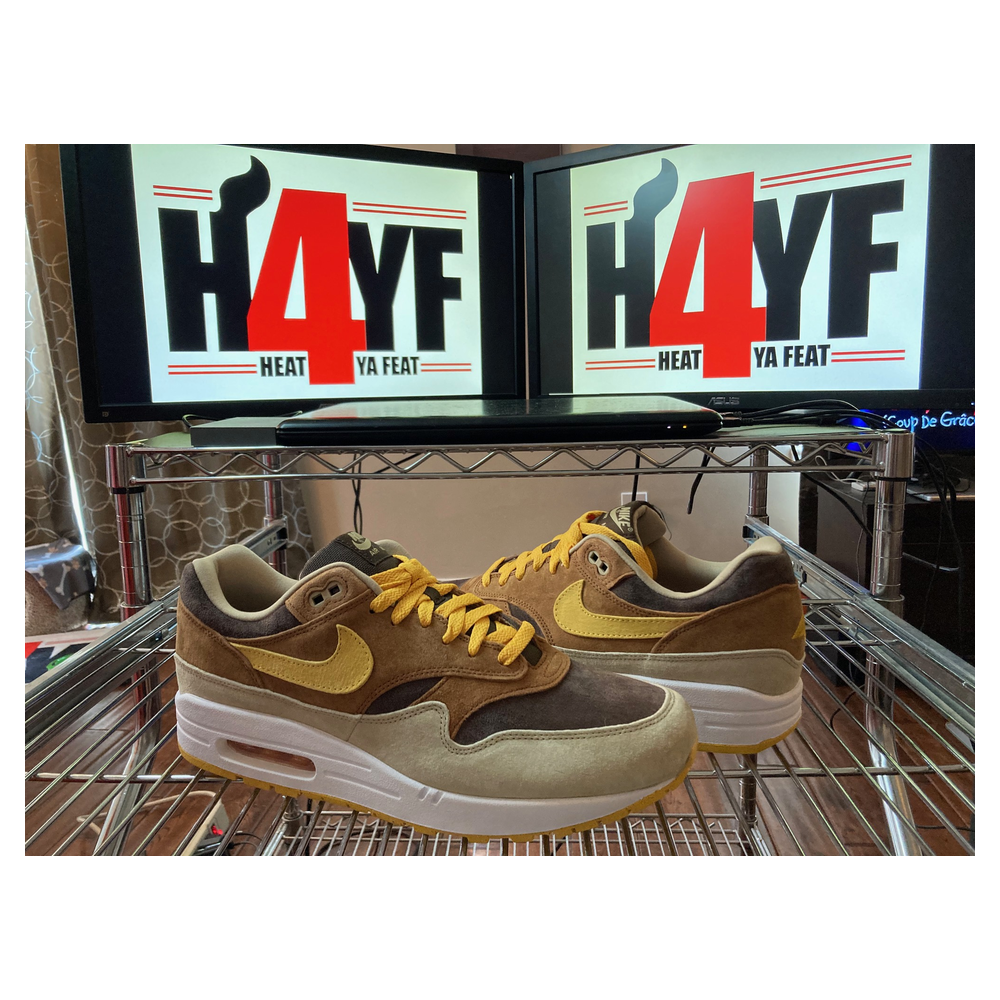 Nike Air Max 1 “Ugly Duckling” — Pecan/Yellow Ochre-Baroque Brown-Limestone-White (DZ0482-200)