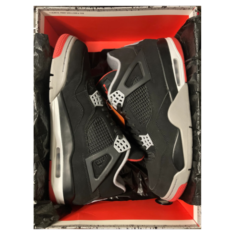Air Jordan 4 “Bred” — Black/Cement Grey-Summit White-Fire Red (308497-060)