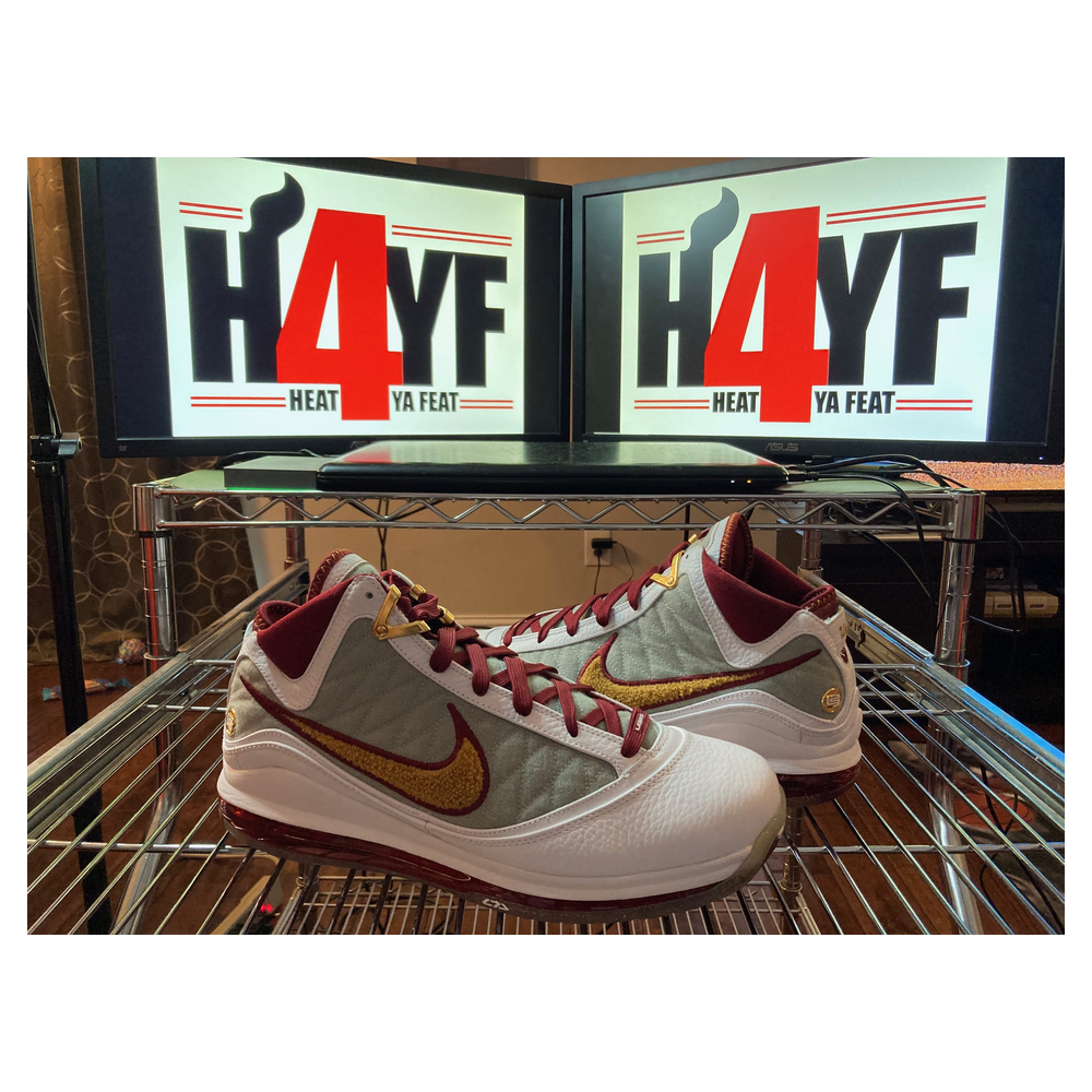 Nike LeBron 7 “MVP” — White/Team Red-Wolf Grey-Bronze (CZ8915-100)