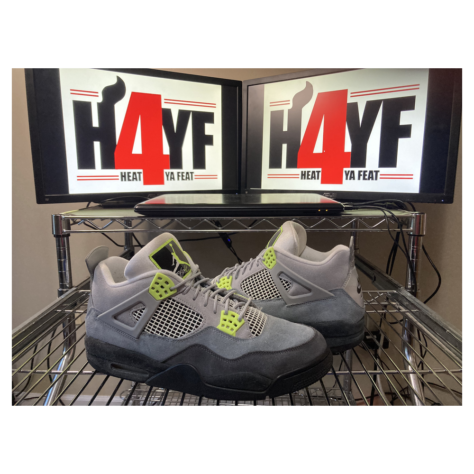 Air Jordan 4 SE “Neon” — Cool Grey/Volt-Wolf Grey-Anthracite (CT5342-007)
