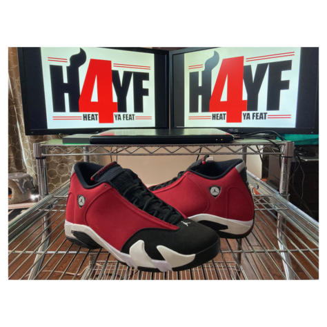 Air Jordan 14 “Gym Red” — Black/Gym Red-White-Off White (487471-006)