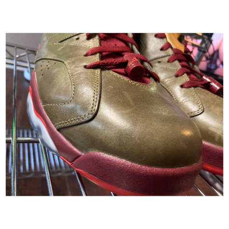 Air Jordan 6 “Cigar” — Raw Umber/Team Red-Metallic Gold-Challenge Red (384664 250)