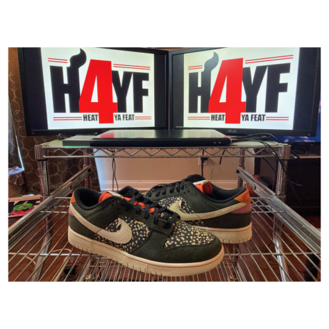 Nike Dunk Low “Rainbow Trout” — Sequoia/Alabaster-Safety Orange (FN7523-300)