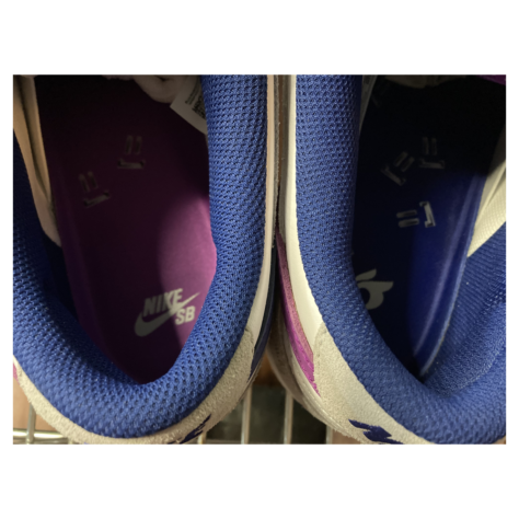 Rayssa Leal x Nike SB Dunk Low — Pure Platinum/Deep Royal Blue-Vivid Purple-White-Gum Yellow (FZ5251-001)