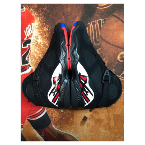Air Jordan 8 “Playoffs” — Black/True Red-White (305381-062)