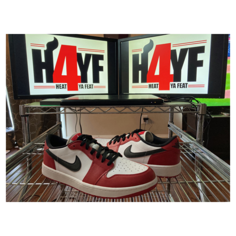 Air Jordan 1 Low Golf “Chicago” — Varsity Red/Black-White (DD9315-600)