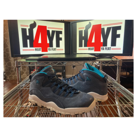 Air Jordan 10 "Los Angeles" — Ocean Fog/Blue Lagoon-Midnight Navy (310805-404)