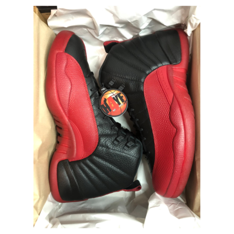 Air Jordan 12 "Flu Game" — Black/Varsity Red (130690-002)