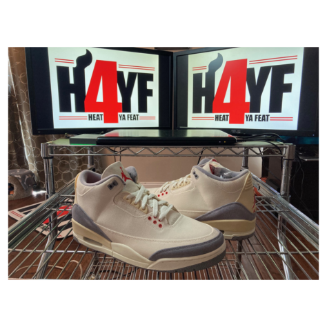 Air Jordan 3 “Muslin” — Muslin/University Red-Cement Grey-Sail (DH7139-100)
