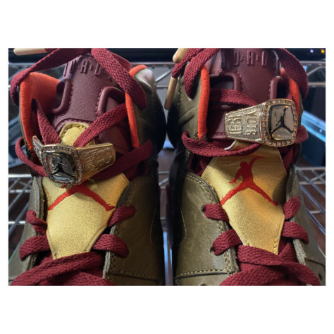 Air Jordan 6 “Cigar” — Raw Umber/Team Red-Metallic Gold-Challenge Red (384664 250)