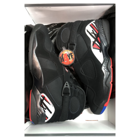 Air Jordan 8 “Playoffs” — Black/True Red-White (305381-062)