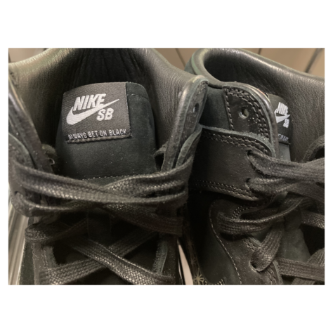 Black Bar x Nike SB Dunk High — (AH9613-002)