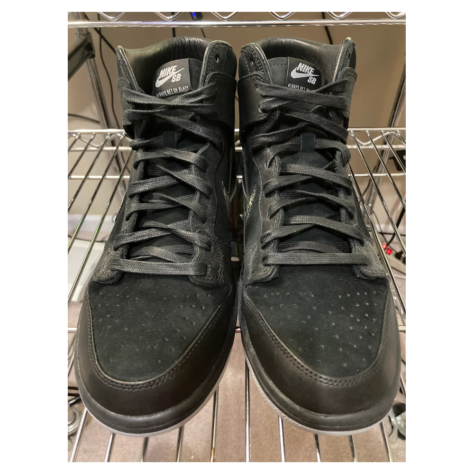 Black Bar x Nike SB Dunk High — (AH9613-002)