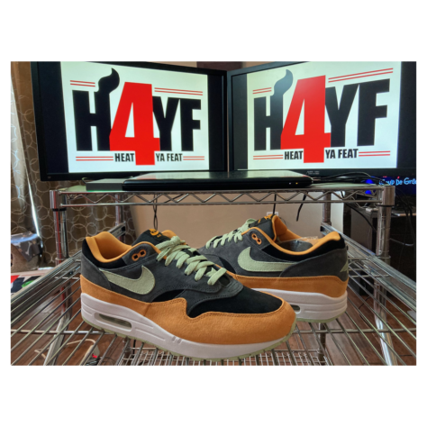 Nike Air Max 1 “Ugly Duckling” — Anthracite/Honeydew-Black-Kumquat (DZ0482-001)