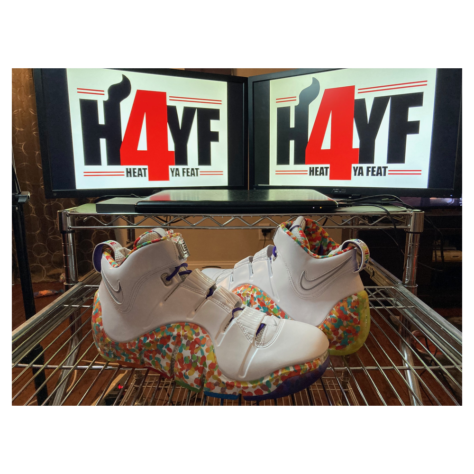 Nike LeBron 4 “Fruity Pebbles” — White/True Red-Mean Green-Varsity Purple (DQ9310-100)
