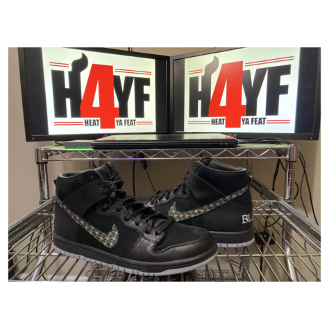 Black Bar x Nike SB Dunk High — (AH9613-002)