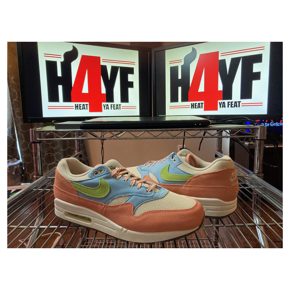 Nike Air Max 1 “Light Madder Root” — Light Madder Root/Vivid Green-Rattan (DV3196-800)