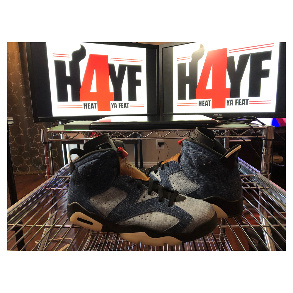 Air Jordan 6 — Washed Denim/Sail-Varsity Red-Black (CT5350-401)