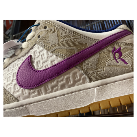 Rayssa Leal x Nike SB Dunk Low — Pure Platinum/Deep Royal Blue-Vivid Purple-White-Gum Yellow (FZ5251-001)