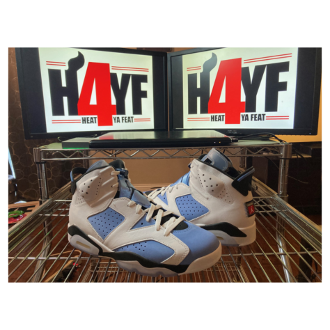 Air Jordan 6 “UNC” — University Blue/White-College Navy-Black (CT8529-410)
