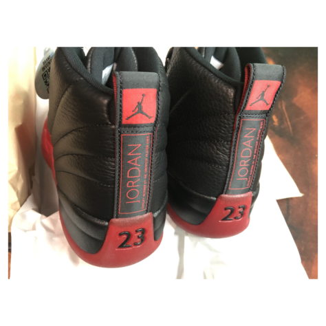 Air Jordan 12 "Flu Game" — Black/Varsity Red (130690-002)