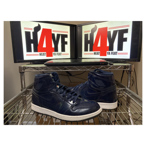 DSM x Air Jordan 1 Retro High OG — Obsidian/White-Fammit White (789747-401)
