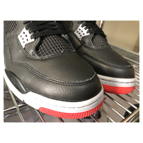 Air Jordan 4 “Bred Reimagined” — Black/Fire Red-Cement Grey (FV5029-006)