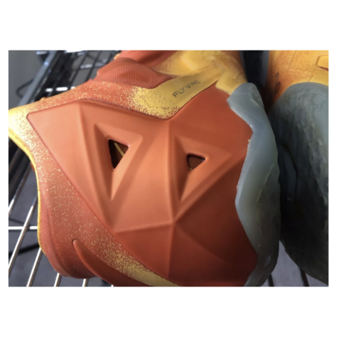 Nike LeBron 11 "Forging Iron" — Urban Orange/Light Armory Blue-Laser Orange (626376-800)